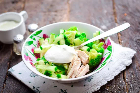 диетический салат с брокколи для похудения рецепт фото 6 